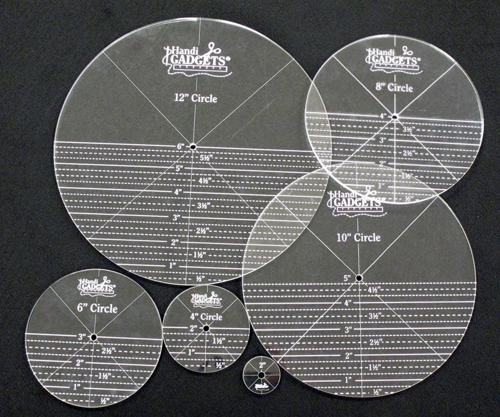 Handi Quilter Ruler Set Circles Templates - Sewingmachinesplus.com
