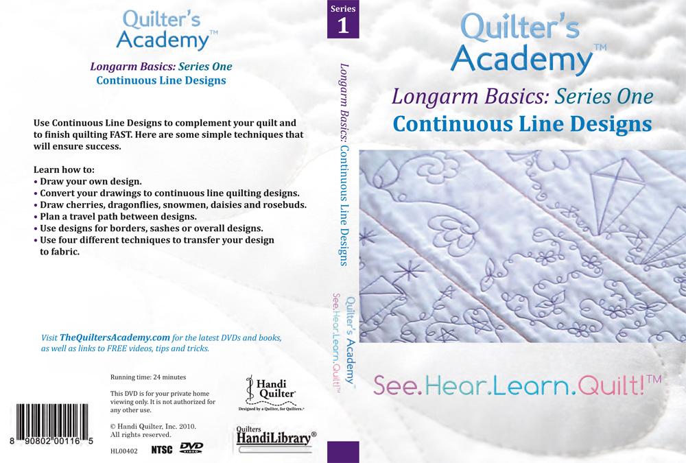 Handi Quilter Longarm Basics: Continuous Line Designs (DVD)