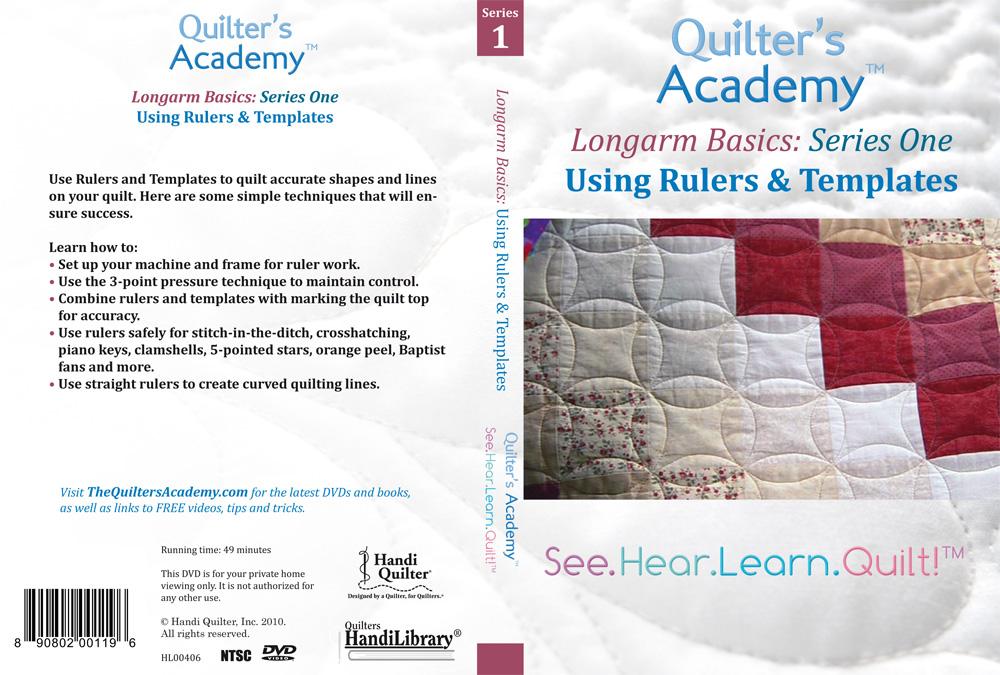 Handi Quilter  Longarm Basics: Using Rulers & Templates (DVD)