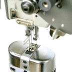 Highlead GC24528-B industrial sewing machine with assembled table and servo motor