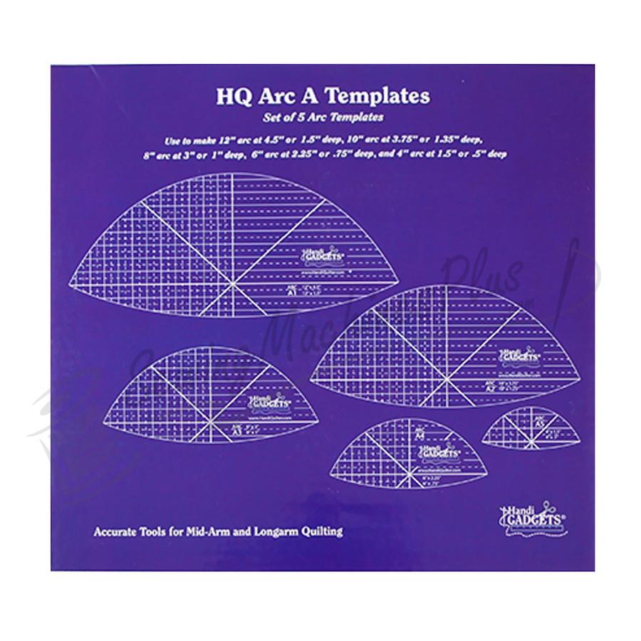 Handi Quilter Arc A 12",10",8",6",4" Ruler - HQ00614 - Sewingmachinesplus.com