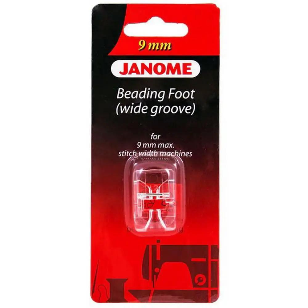Janome Beading Foot (Wide Groove 4mm) 9mm 202098007 - Sewingmachinesplus.com
