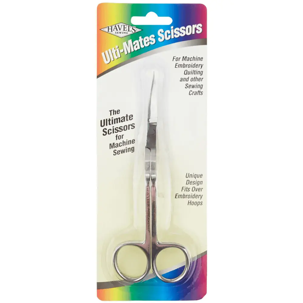 Havels Ultimates Multi Angled Machine Embroidery Scissors (7649 - 2) - Sewingmachinesplus.com