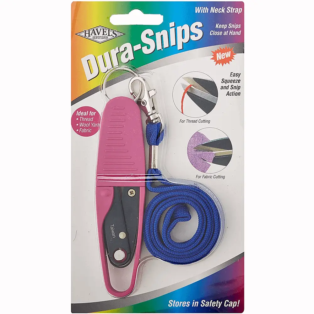 Havels 4.75 inch Dura Snips with Neck Strap (7649 - 29) - Sewingmachinesplus.com
