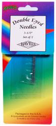 Havels Double Eyed Hand Needles 3 1/2" - Sewingmachinesplus.com