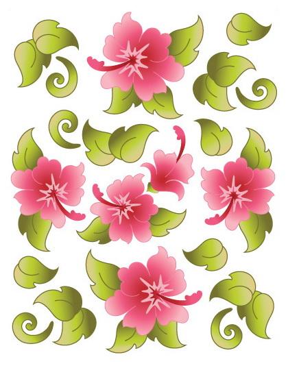 Sewing Machine Tattoo Elementz Hawaiian Holiday Pink