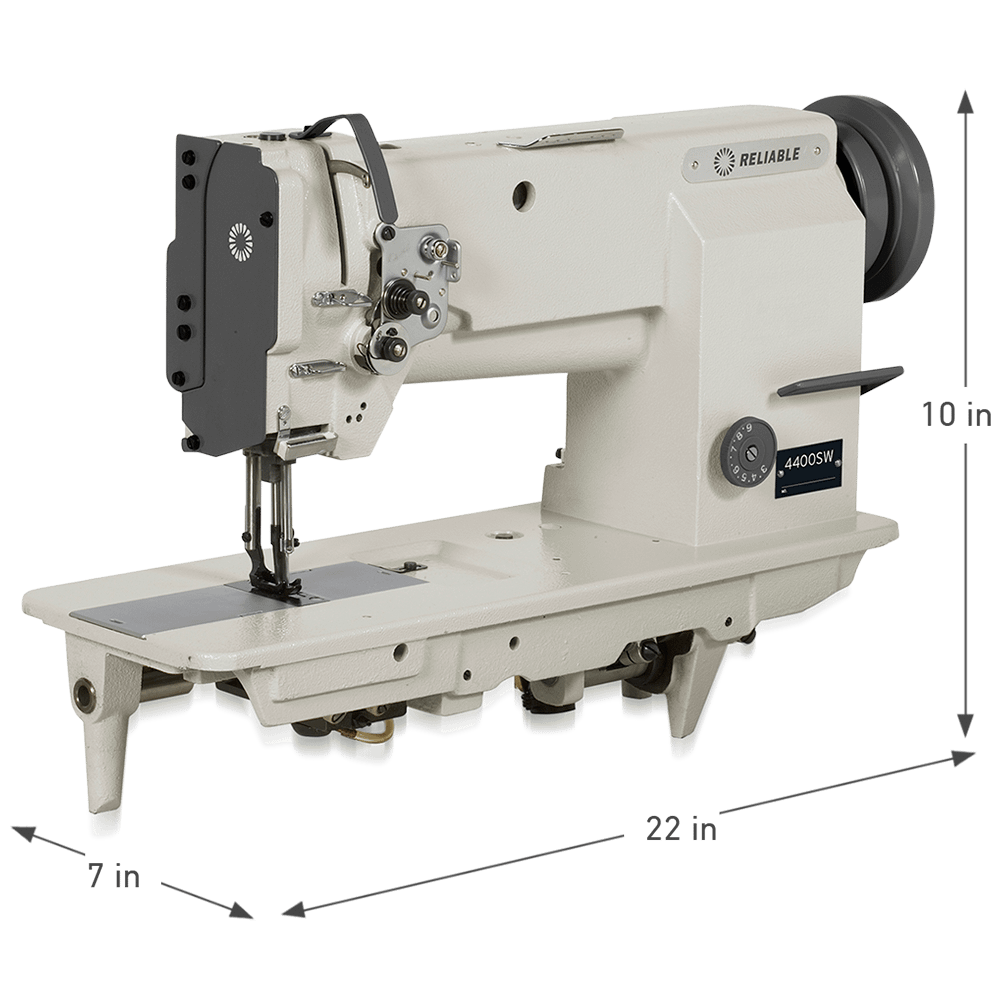 Reliable 4400SW Single Needle Walking Foot Machine w/ Table, Motor, & Light