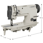 Reliable 4400SW Single Needle Walking Foot Machine w/ Table, Motor, & Light