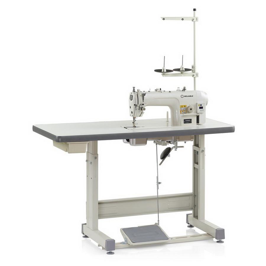 Reliable 3300SD Single Needle Sewing Machine w/ Direct Drive and Uberlight 3100TL Light Lamp