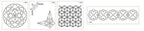 Threaders Quilting Stencils - Geometric
