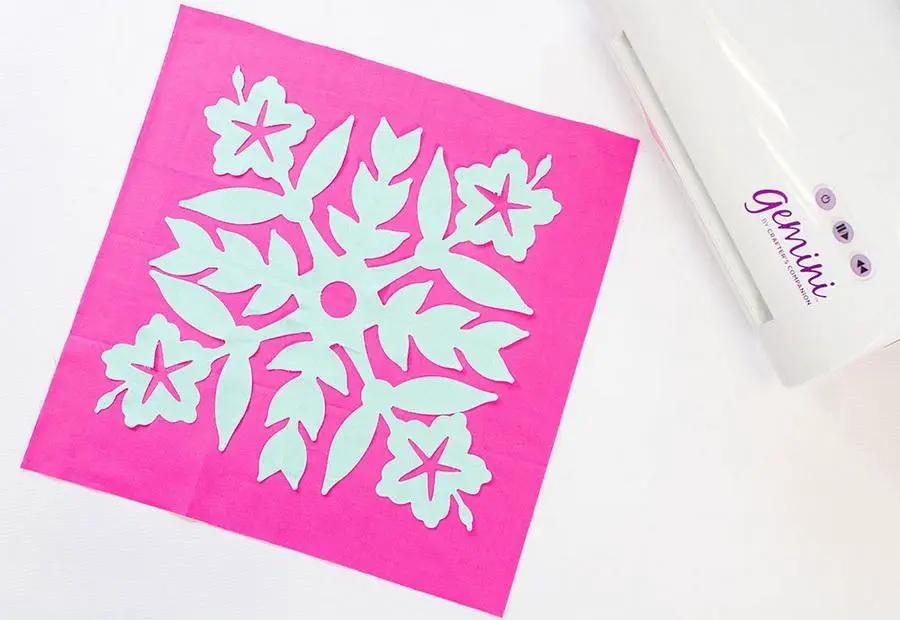 Gemini Multi Media Hawaiian Applique Die - Hibiscus - Sewingmachinesplus.com