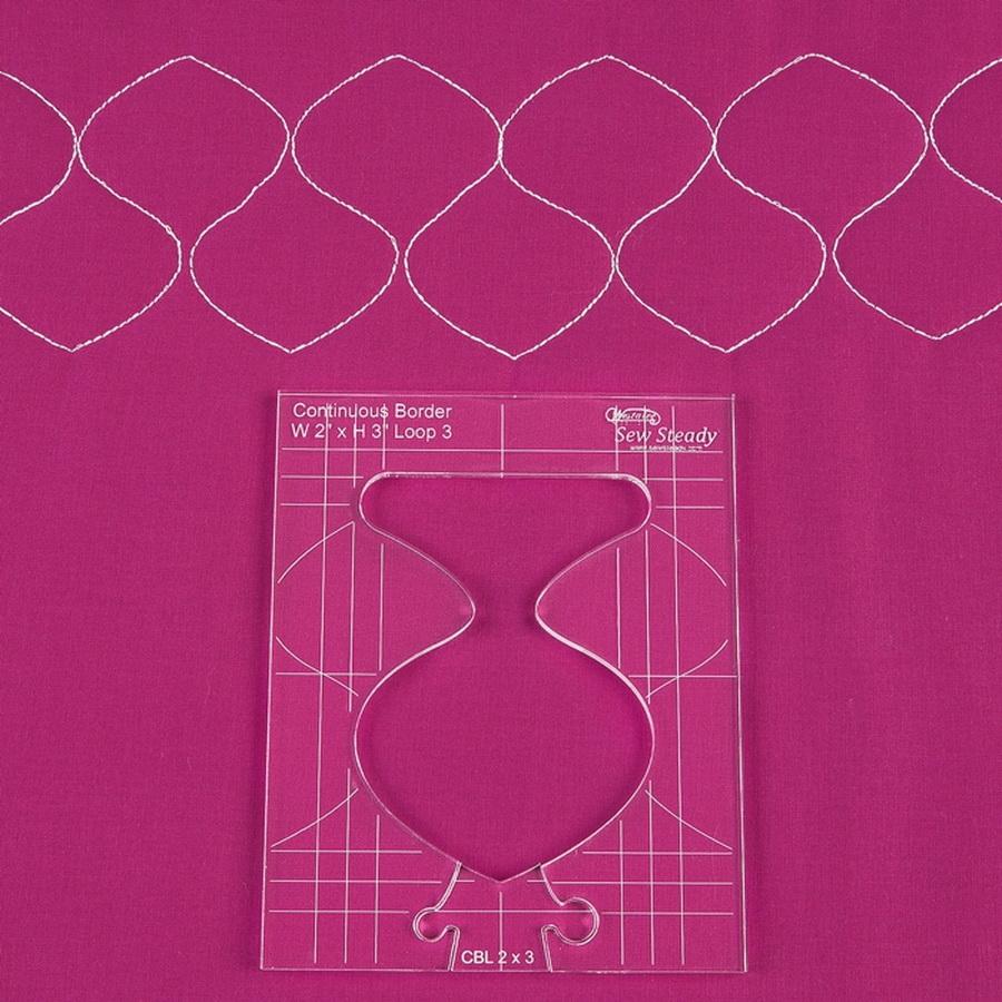 Sew Steady Border Sampler 5 Piece Template Set