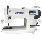 Consew CN2073R-DSM Industrial Machine With Assembled Table and Motor