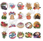 Dakota Collectibles Holiday Variety Embroidery Designs collection with 20 festive motifs.