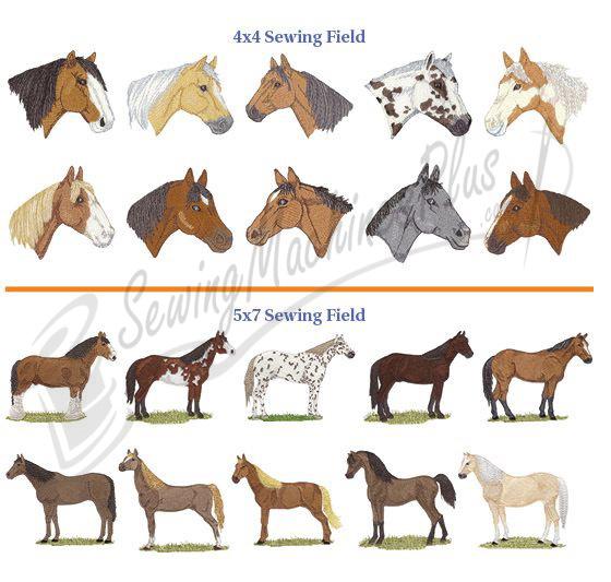 Dakota Collectibles Horses  Embroidery Designs - 970346