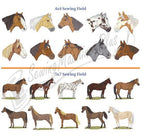 Dakota Collectibles Horses  Embroidery Designs - 970346