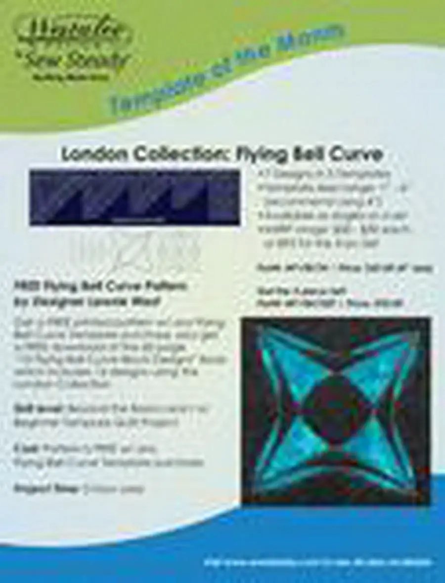 Sew Steady - Flying Bell Curve Templates - Sewingmachinesplus.com