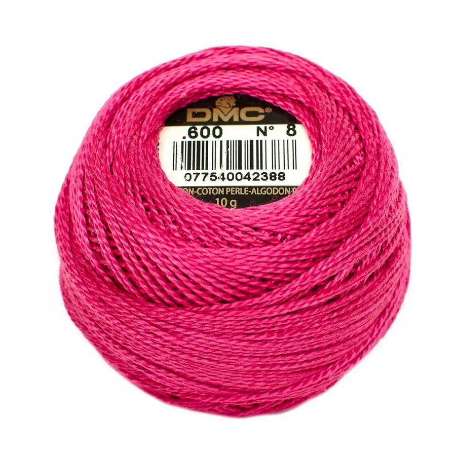 DMC Pearl Cotton Balls Size 8 Very Dark Cranberry - Sewingmachinesplus.com