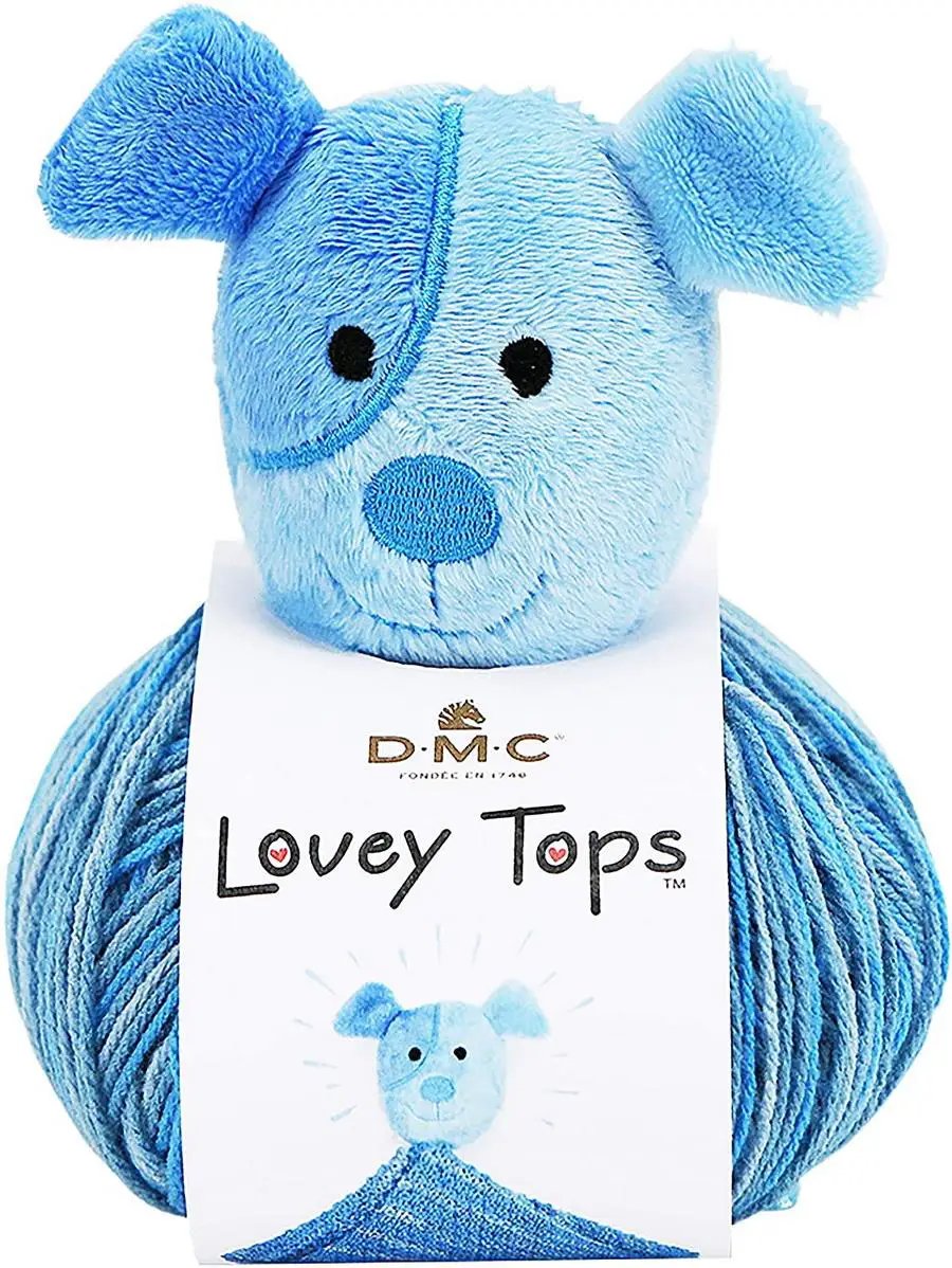 DMC Lovey Top Puppy Knitting Pattern - Sewingmachinesplus.com