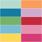 Riley Blake Designs - Vintage Crayola Solids 10 inch Stacker 42 Pieces - Sewingmachinesplus.com