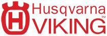 Viking logo in red color