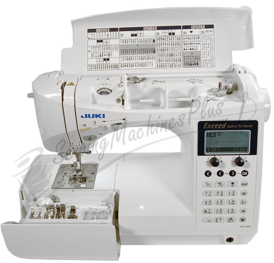 Juki HZL-F600 Exceed Series Full Sized Computer Sewing and Quilting Machine