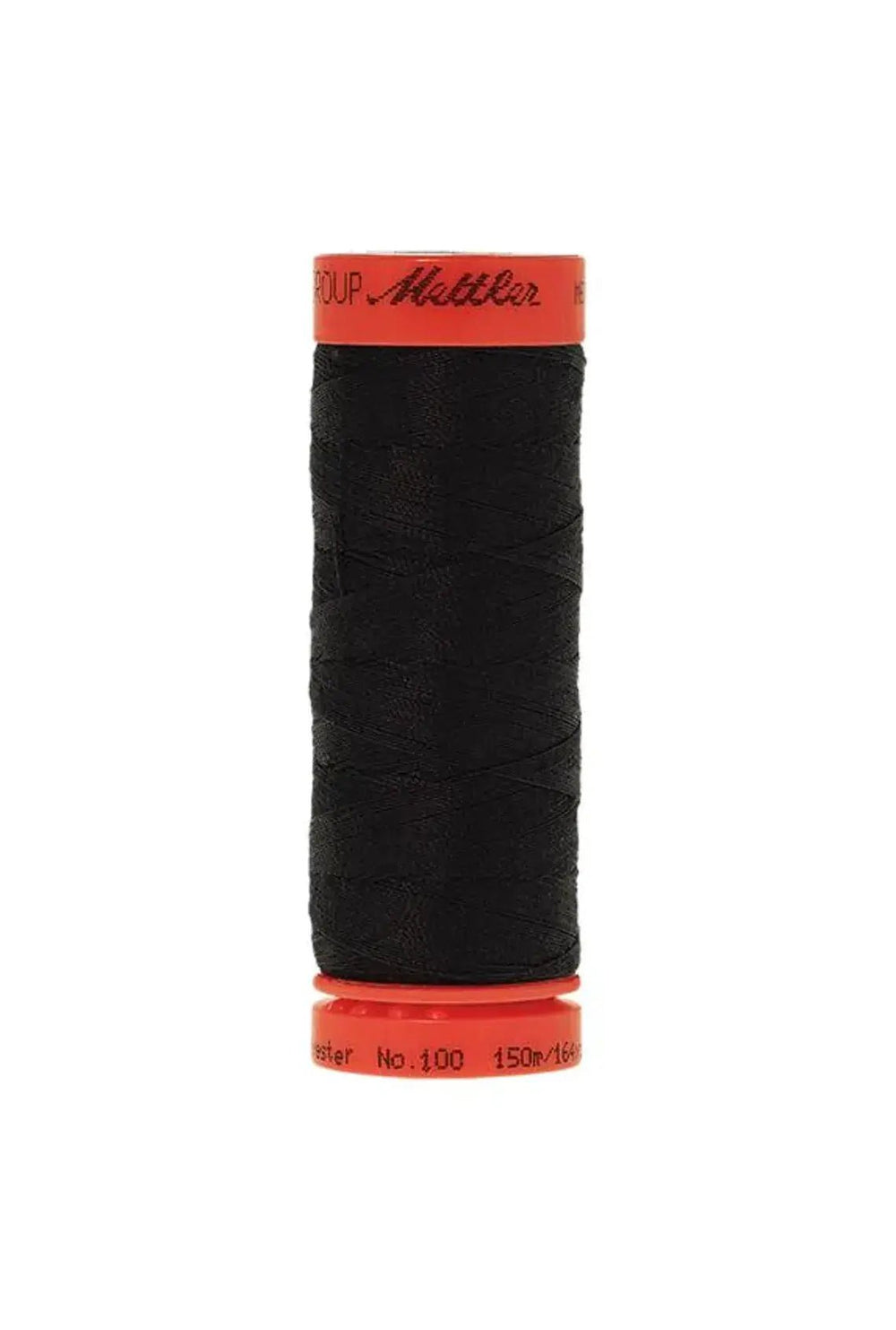 Metrosene Plus 150m black thread, Mettler, box of 5