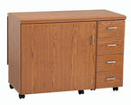 Inspira 4 Drawer Cabinet with Drop Leaf - Oak