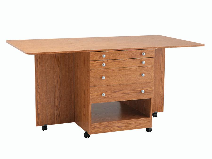 Inspira Combo Sewing/ Cutting Table - Oak