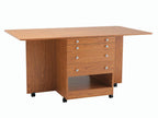 Inspira Combo Sewing/ Cutting Table - Oak
