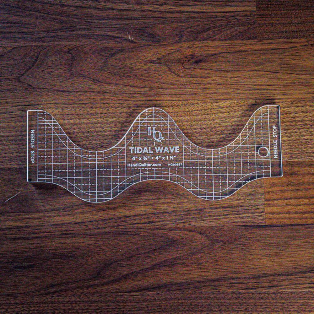 Handi Quilter Tidal Wave Quilting Rulers - Sewingmachinesplus.com