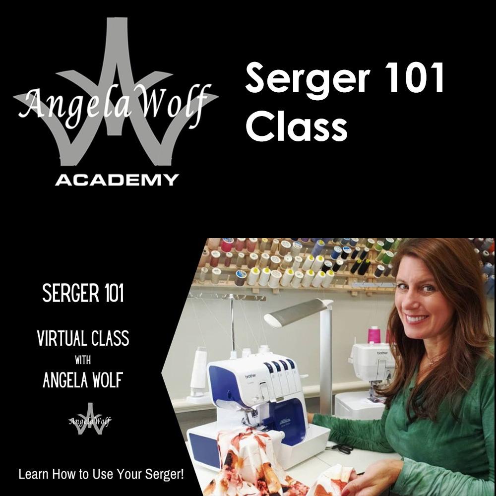 Angela Wolf Academy Serger 101: The Basics - Sewingmachinesplus.com