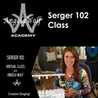 Angela Wolf Academy Serger 102: Creative Serging - Sewingmachinesplus.com