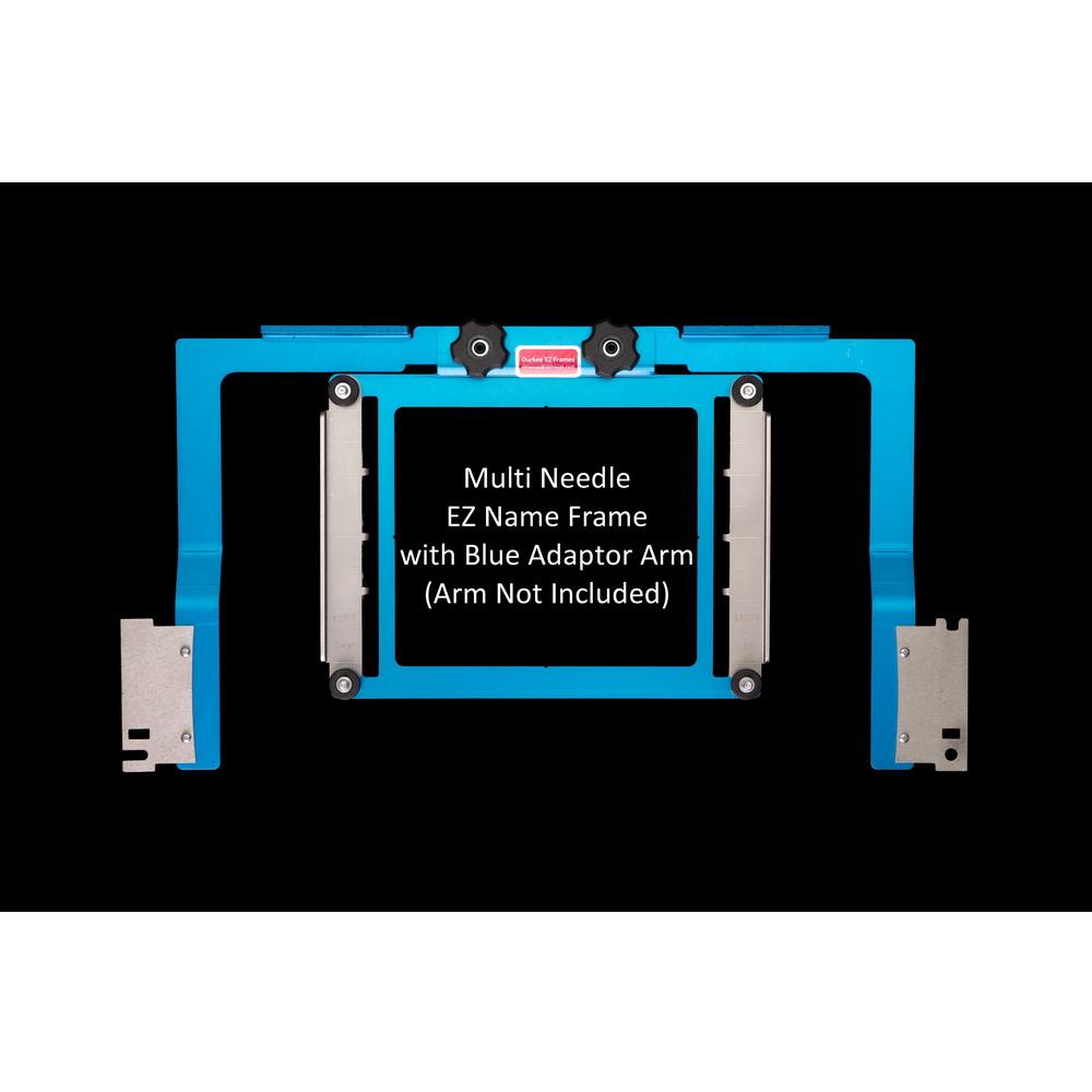 Durkee EZ Name Frame for Multi Needle EZ Frame Blue Adaptor Arms - Sewingmachinesplus.com