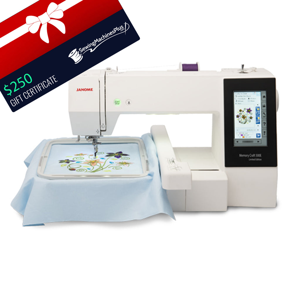 Janome Memory Craft 500E Embroidery Machine