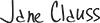 Jane Clauss Signature