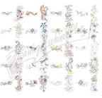 Dakota Collectibles Jazzy Jeans embroidery designs collection - colorful motifs for machine embroidery.