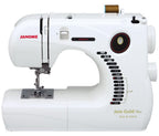 Janome Jem Gold Plus FS Portable Sewing Machine with Light Serging System - Sewingmachinesplus.com