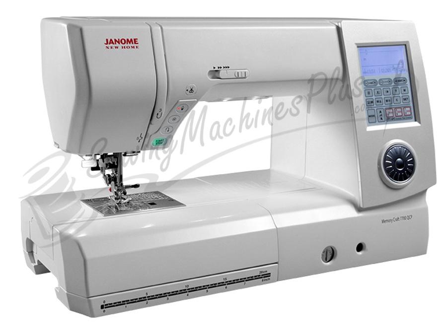 Janome New Home MC 7700QCP Sewing and Quilting Machine w/ FREE BONUS