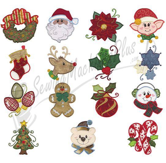 Dakota Collectibles Jolly Christmas Applique Embroidery Designs - 970386