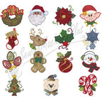 Dakota Collectibles Jolly Christmas Applique Embroidery Designs - 970386