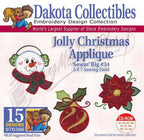 Dakota Collectibles Jolly Christmas Applique Embroidery Designs - 970386