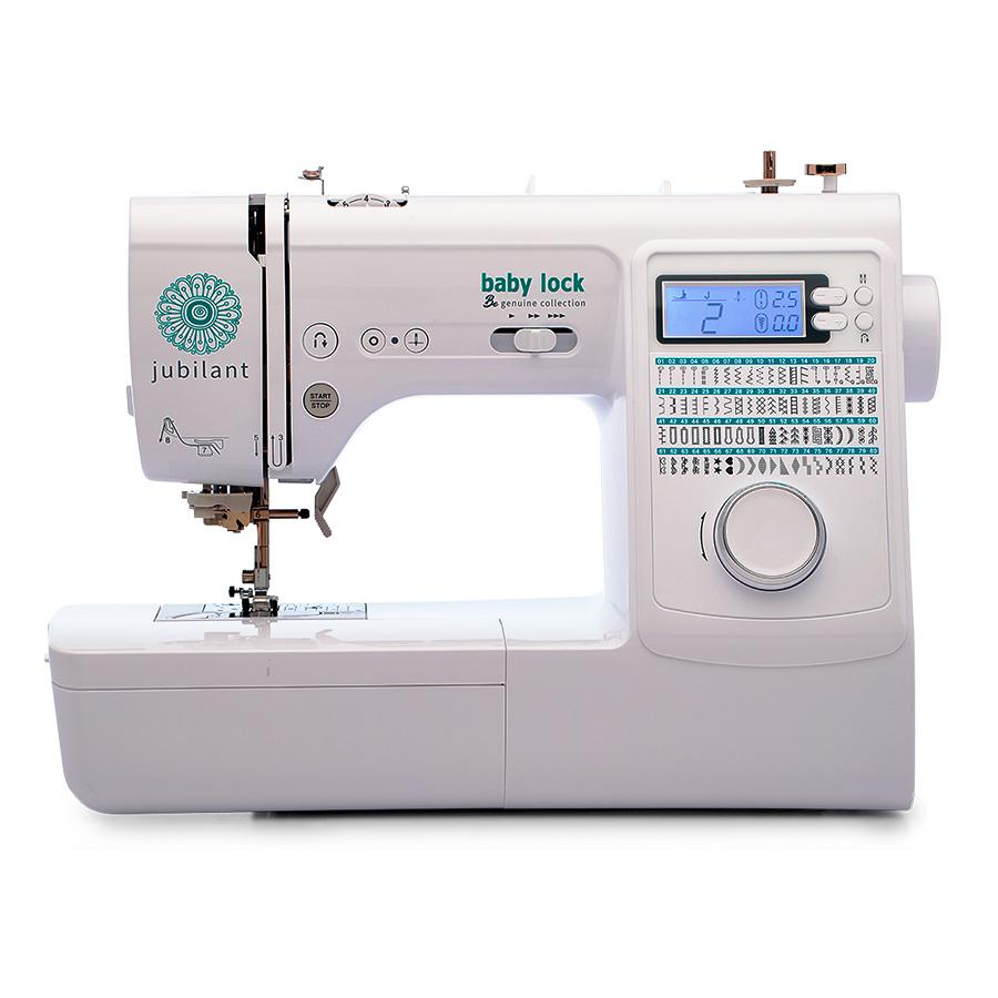Baby Lock Jubilant Sewing Machine (OPEN BOX MODEL) - Sewingmachinesplus.com
