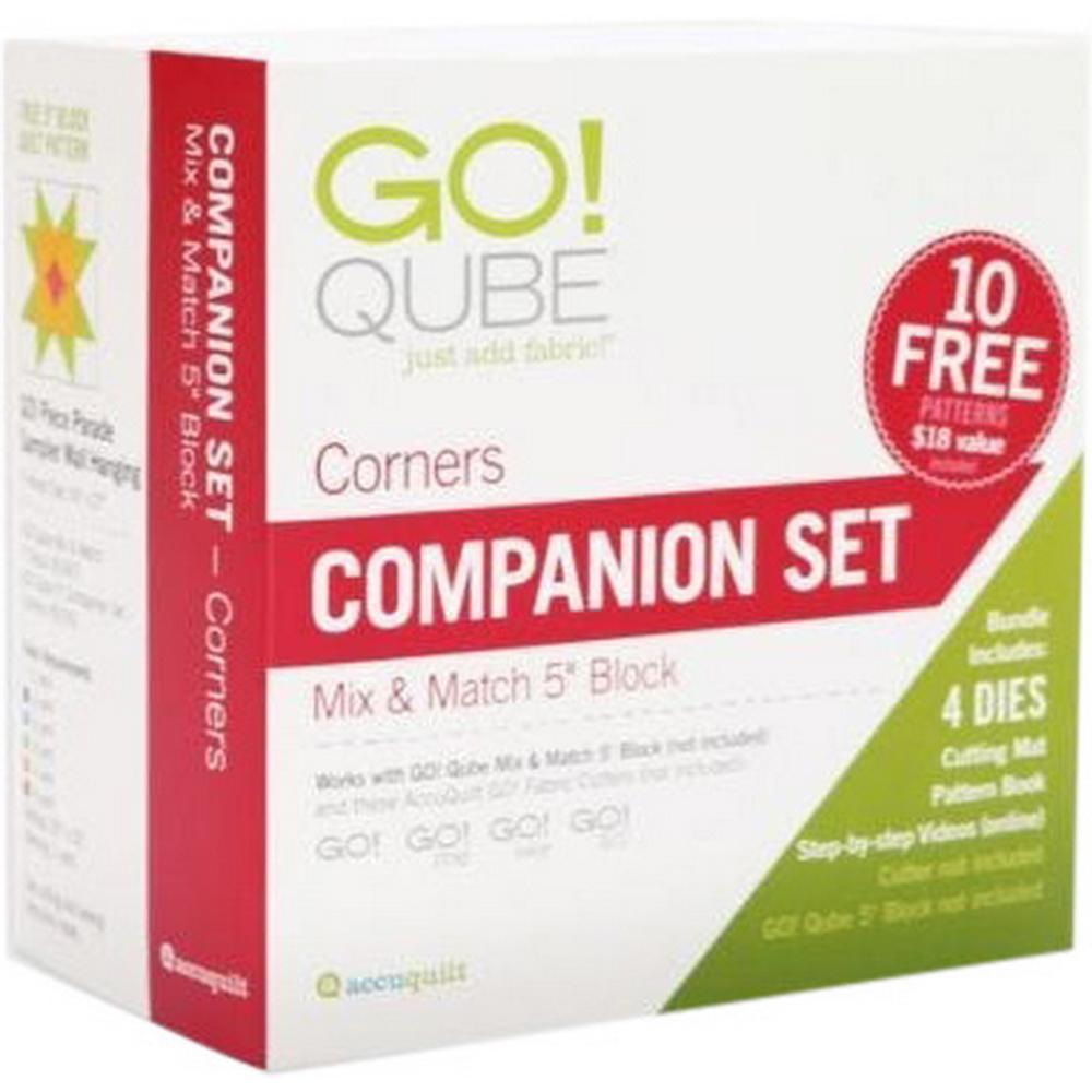 Accuquilt GO! Qube 5in Companion Set - Corners - Sewingmachinesplus.com