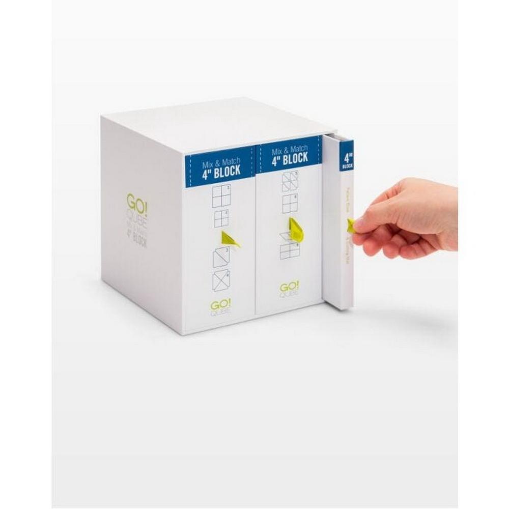 Accuquilt GO! Qube Mix & Match 4in Block - Sewingmachinesplus.com