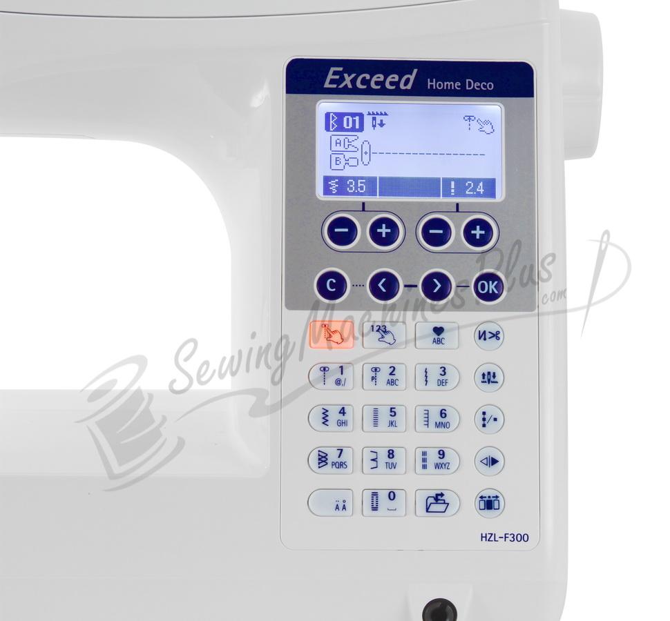 Juki HZL-F300 Exceed Series Show Model
