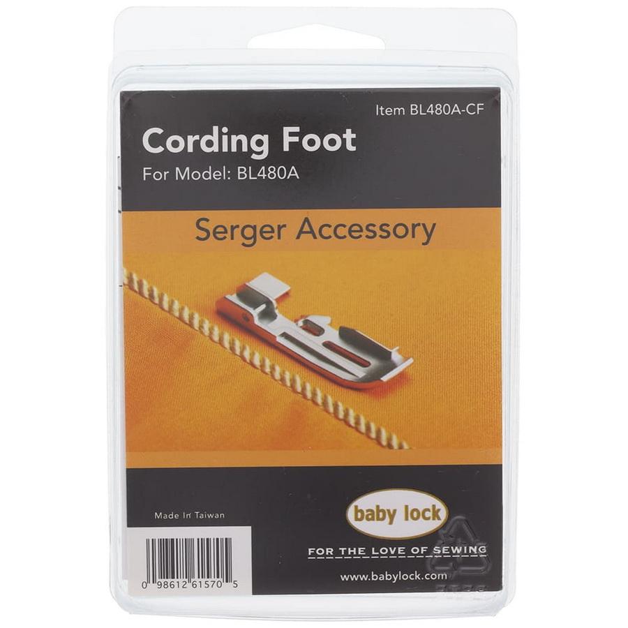 Baby Lock Cording Foot Carded BL480A - Sewingmachinesplus.com