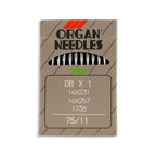 Organ Regular Point Industrial Machine Needles - 75/11 - DBx1, 16x231, 16x257, 1738 - 10/Pack - Sewingmachinesplus.com