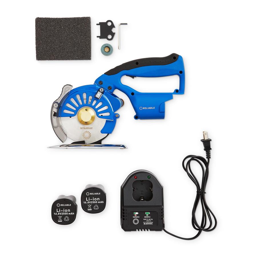 Reliable 2000FR Handheld Cordless Electric Cloth Cutting Cutter Machine - Sewingmachinesplus.com