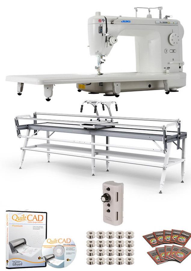 Juki TL-2000Qi Long Arm, Grace GQ Frame, Speed Control & QuiltCAD